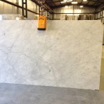 White Carrera Full Slab